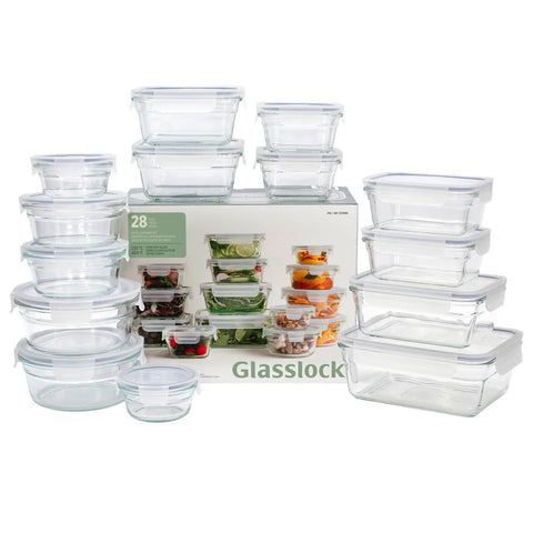 $8 OFF - Glasslock Food Storage Set, 28 pieces