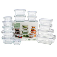 $8 OFF - Glasslock Food Storage Set, 28 pieces