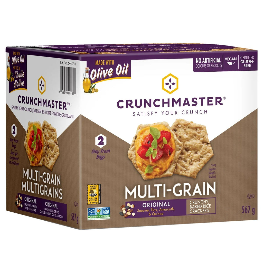 Crunchmaster Multi-Grain Rice Crackers, 567 g