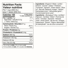 Sprague Organic Lentil Soup, 8 x 398 mL