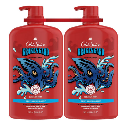 Old spice Krankengard bodywash , 2 x 987 ml