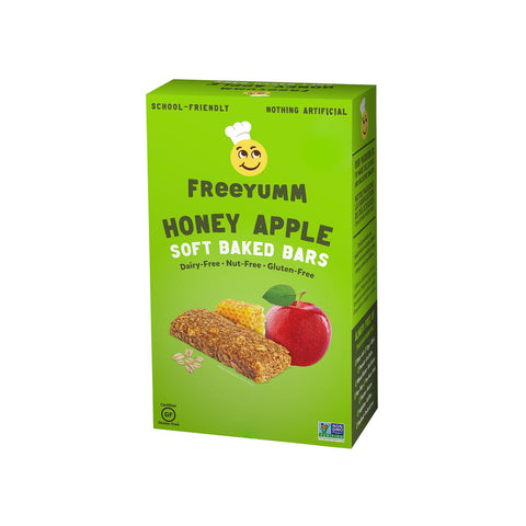 Freeyumm Honey Apple Soft Baked Bars, 28 x 27 g