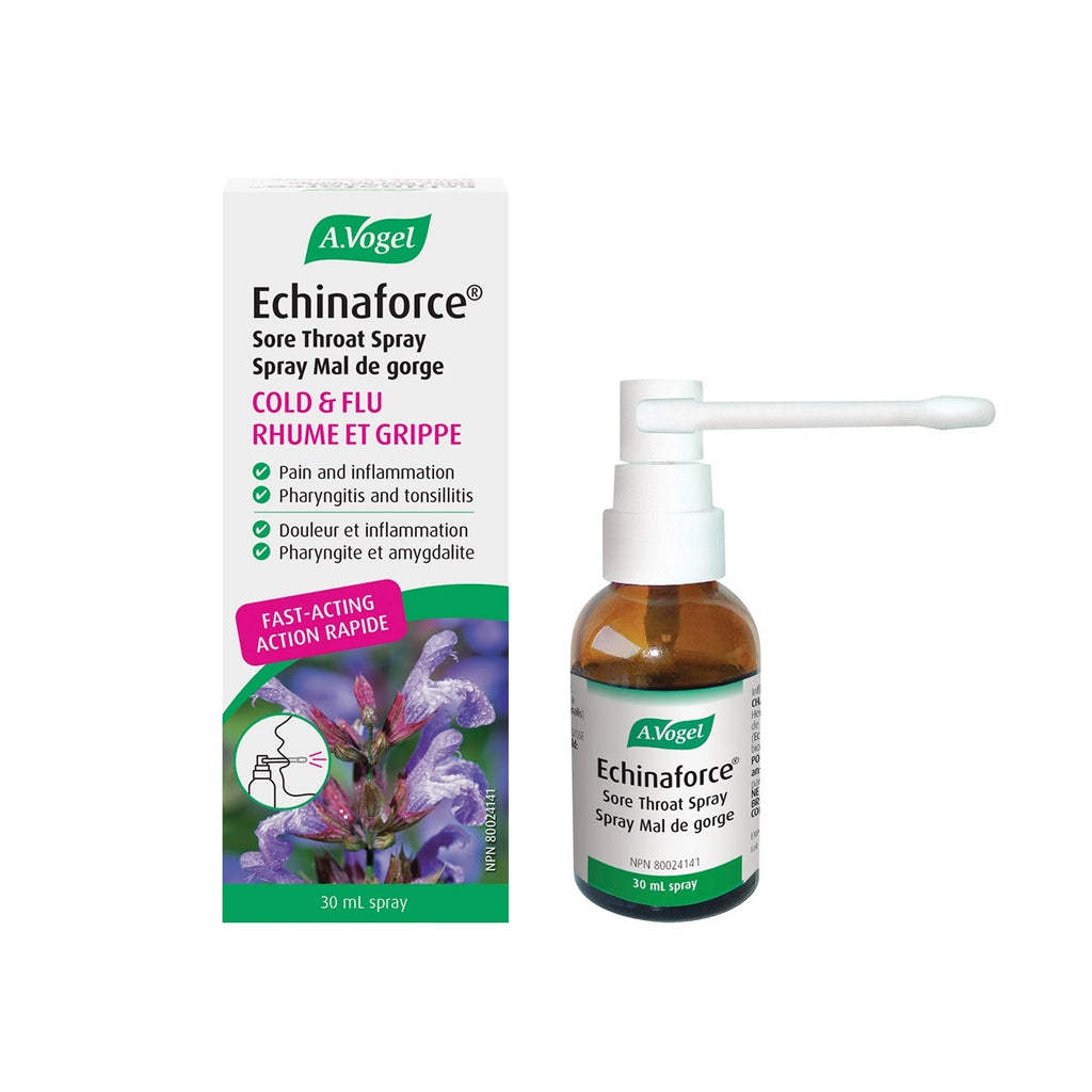 A.Vogel Echinaforce Sore Throat Spray Fast Acting Relief, 3 x 30 mL
