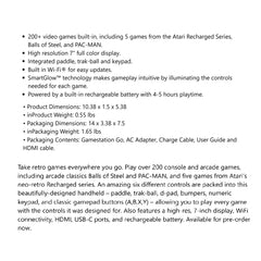 Atari Gamestation Go, 200 games