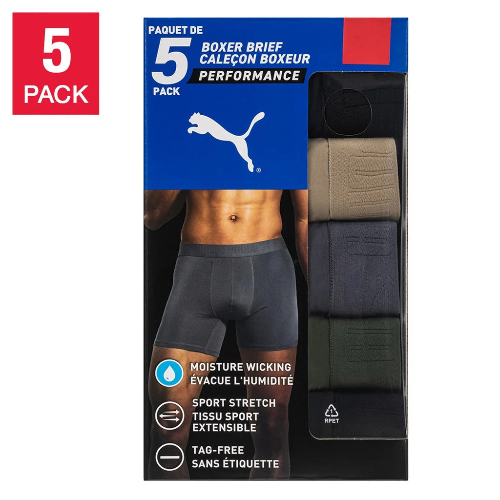 $5 OFF - Puma active Boxer Brief - L, 5 units