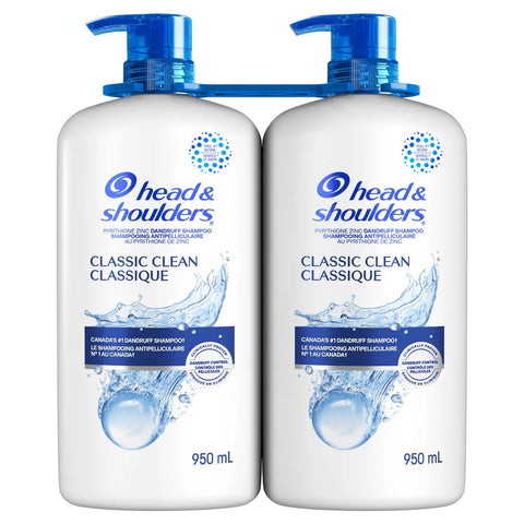 $5.5 OFF - Head & Shoulders Classic Clean Anti-Dandruff Shampoo, 2 x 950 mL