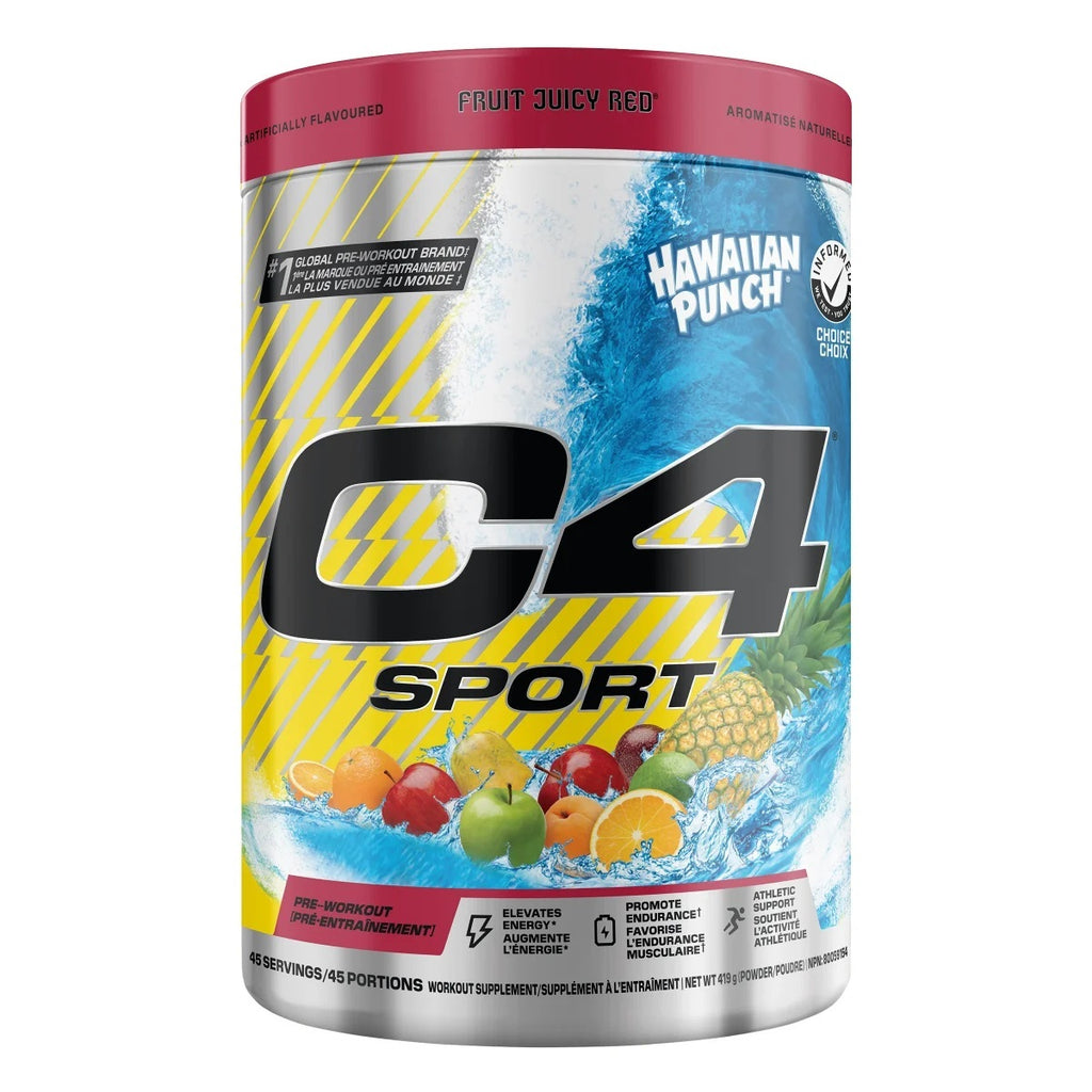 $7 OFF - C4 Sport Pre-Workout Hawaiian Punch, 405 g