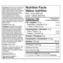 $4 OFF - Allen Family Foods Chicken Noodle Soup, 6 x 400 mL