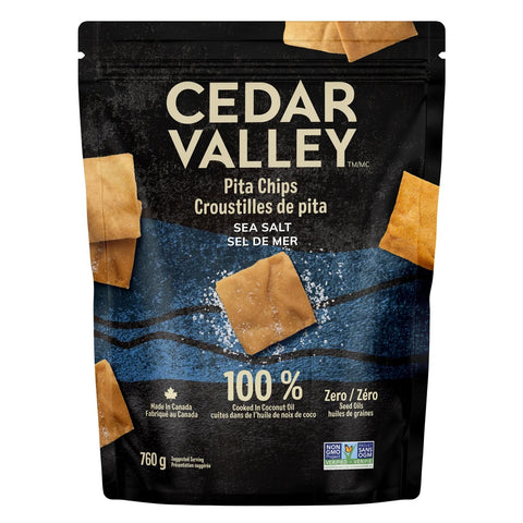 $3 OFF - Cedar Valley Sea Salt Pita Chip, 760 g