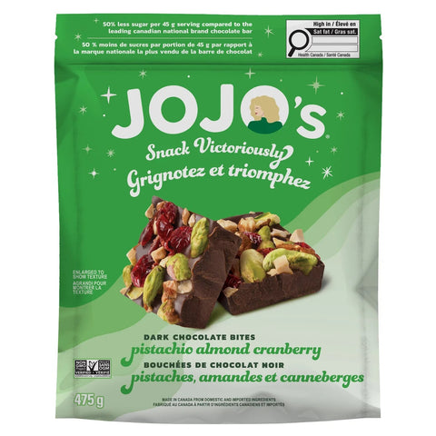 $4 OFF - Jojo's Dark Chocolate Bites, 475 g