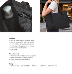 Mondetta Large Canvas On-the-Go Tote, 1 bag