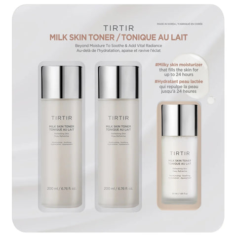 $10 OFF - TirTir Milk Skin Toner, 50 mL + , 2 x 200 ml