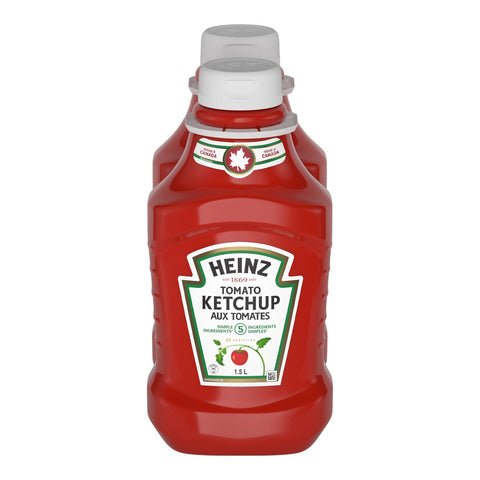 Heinz Tomato Ketchup, 2 x 1.5 L