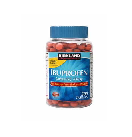 Kirkland Signature Ibuprofen Pain Reliever USP 200 mg, 500 tablets