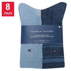Tommy Hilfiger Men's Crew Socks 7-12 , 8 pairs