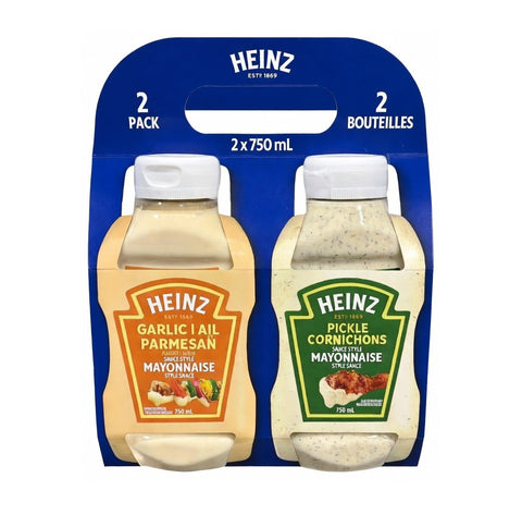 Heinz Flavoured Mayo , 2 x 750 ml