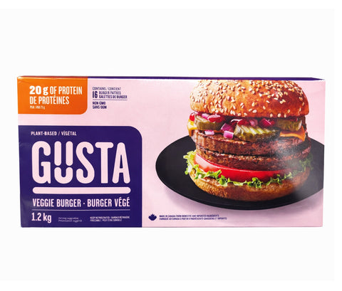 Gusta Veggie Burger, 16 x 75 g