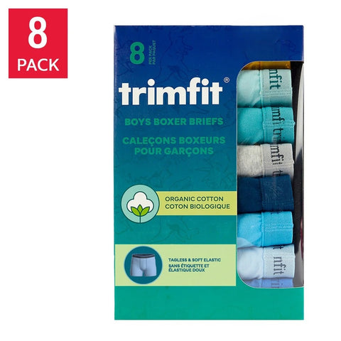 Trimfit Organic Boys Underwear - L, 8 underwears