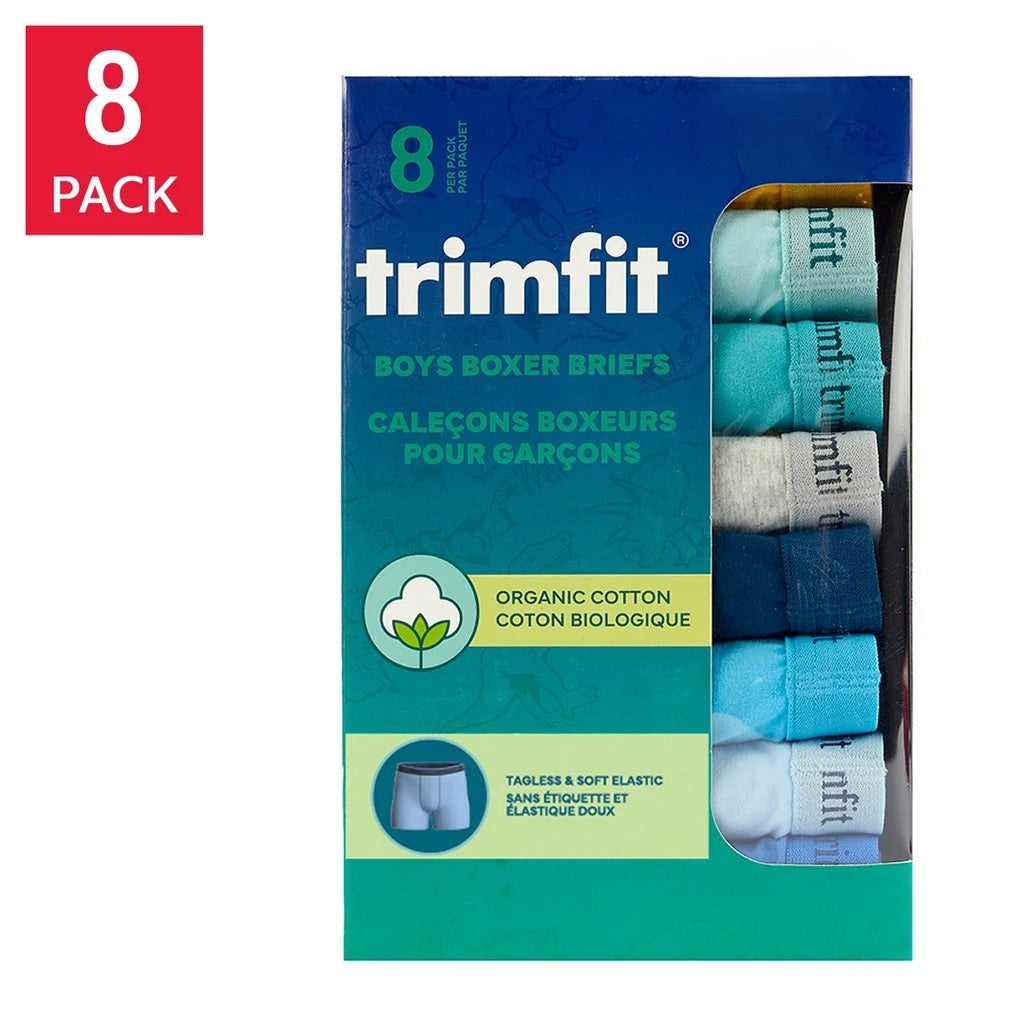 Trimfit Organic Boys Underwear - XL, 8 underwears