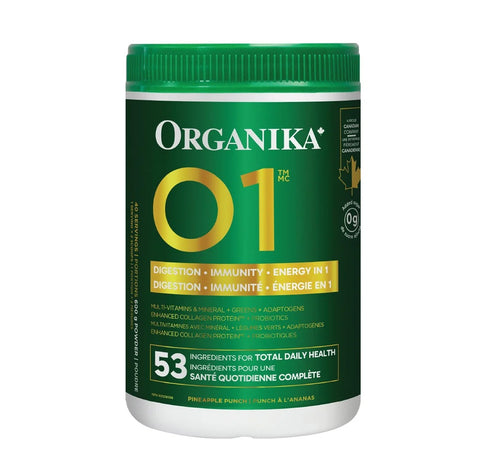 Organika O1 Greens+ Blend Pineapple Punch, 600 g