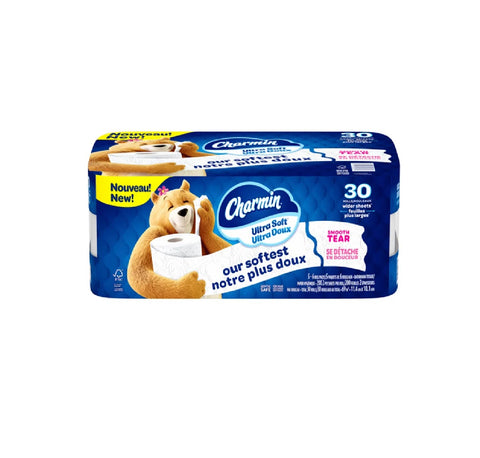 Charmin Ultra Soft 2-ply Bathroom Tissue, 30 x 200 sheets