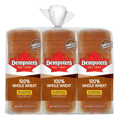 Dempster's Whole Wheat Bread, 3 x 675 g