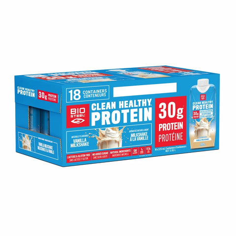 $8 OFF - Biosteel Vanilla Protein Shake, 18 x 325 mL