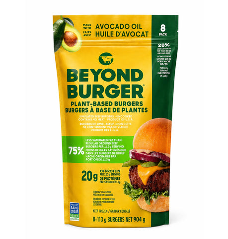 $4 OFF - Frozen Beyond Meat Plant-Based Burger, 8 x 113 g