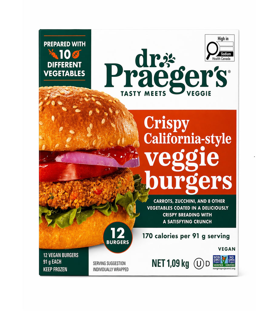 Dr. Praeger's California Style Burgers, 12 x 91 g