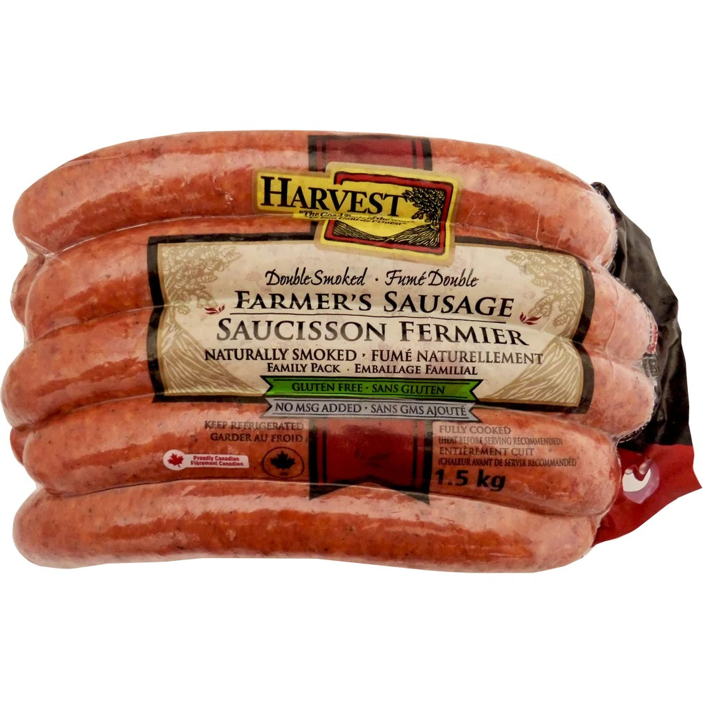 Harvest Farmer's Double Smoked Sausage, 1.5 kg