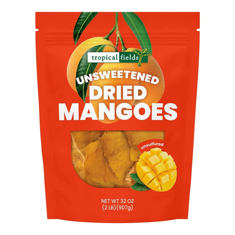 Tropical Fields Unsweetened dried Mango, 907 g