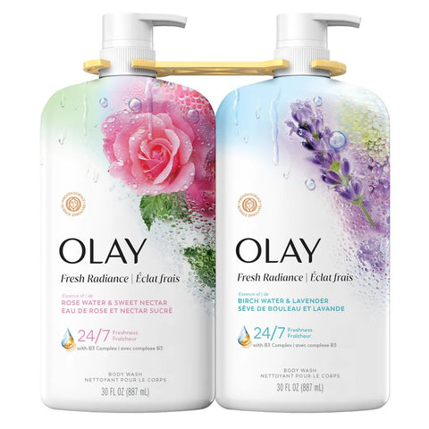 Olay Fresh Body Wash, 2 x 887 ml