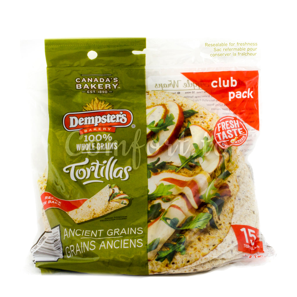 Dempster's Whole Grains Tortillas, 15 x 61 g