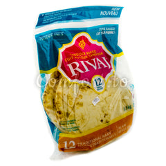 Rivaj Traditional Plain Naan , 12 x 108 g