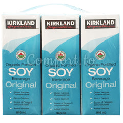 Kirkland Organic Fortified Soy Beverage, 6 x 0.9 L