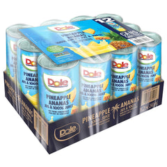 Dole Pineapple Juice , 12 x 240 ml