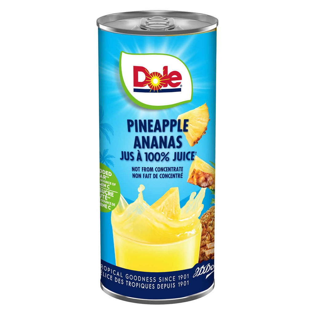 Dole Pineapple Juice , 12 x 240 ml