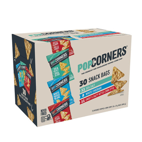 Popcorners Assorted Box , 30 x 28 g