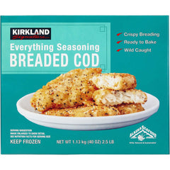 Kirkland Everything breaded Cod, 1.1 kg