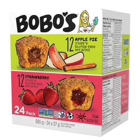 Bobo's Stuff'd Oat bites, 24 x 37 g