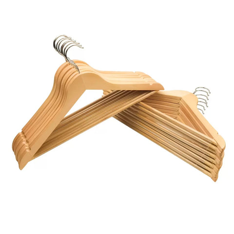 Solid Wood hangers, 16 hangers