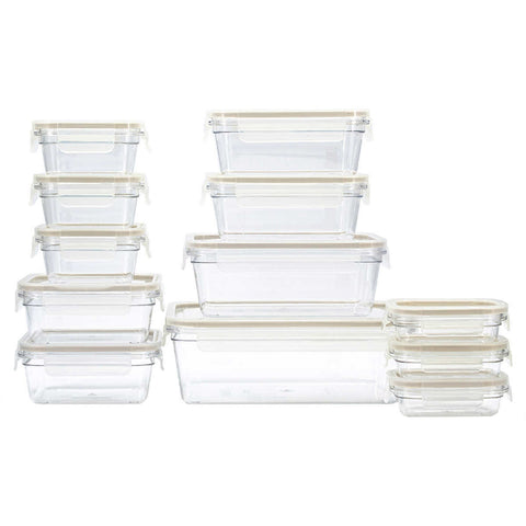 $6 OFF - Clearlock food storage, 24 pieces