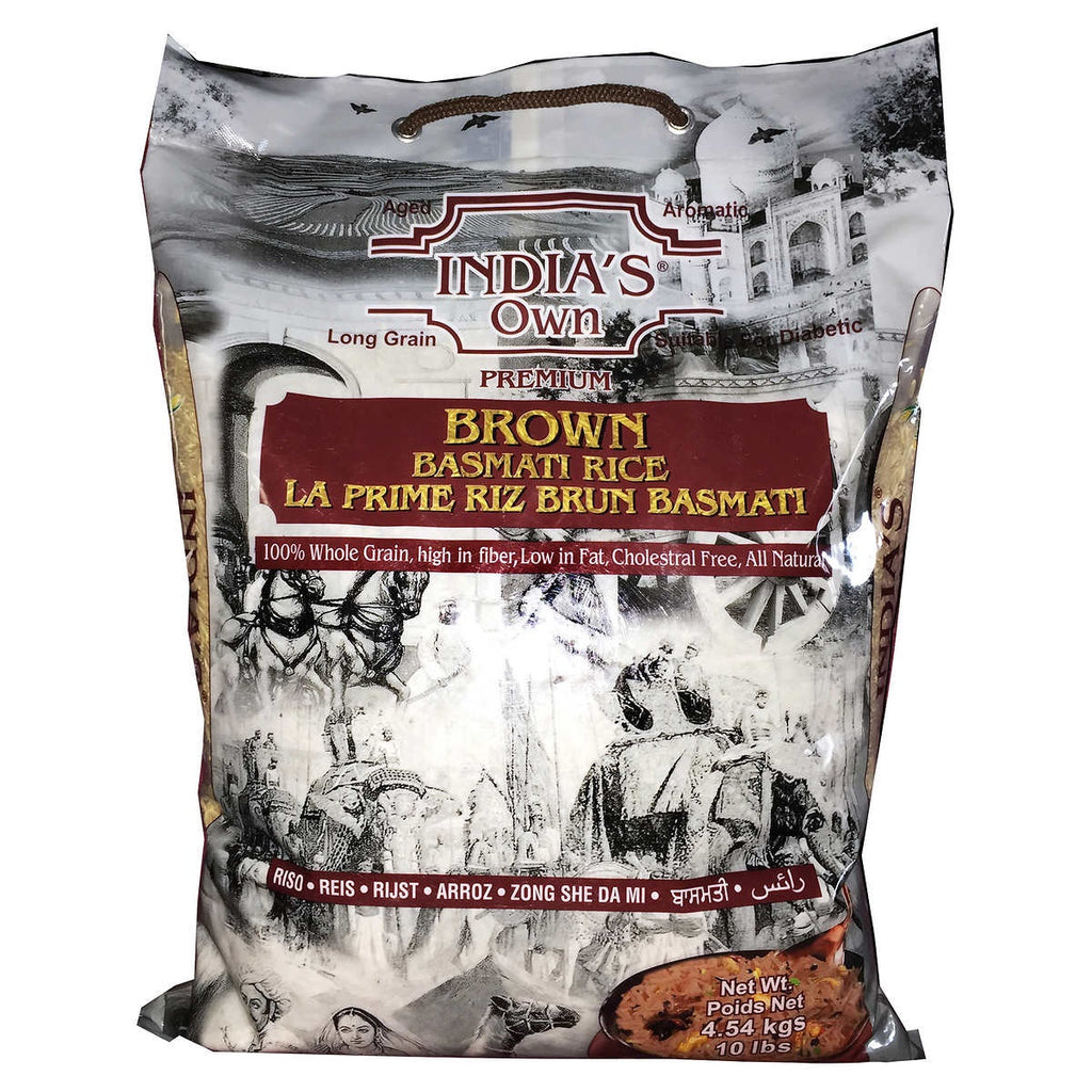 India's Own Premium Brown Basmati Rice, 4.5 kg