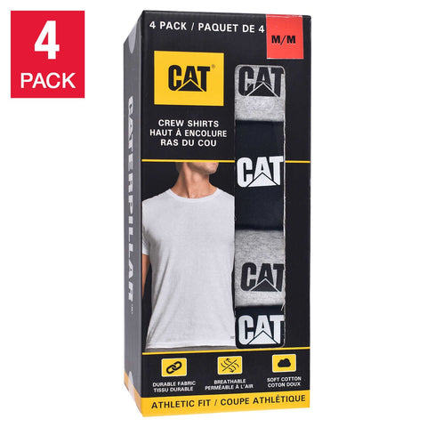 Cat crew neck t-shirts L, 4 units