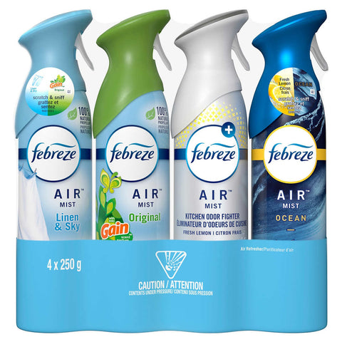 $3 OFF - Febreeze Air Effects Variety Pack, 4 x 250 g