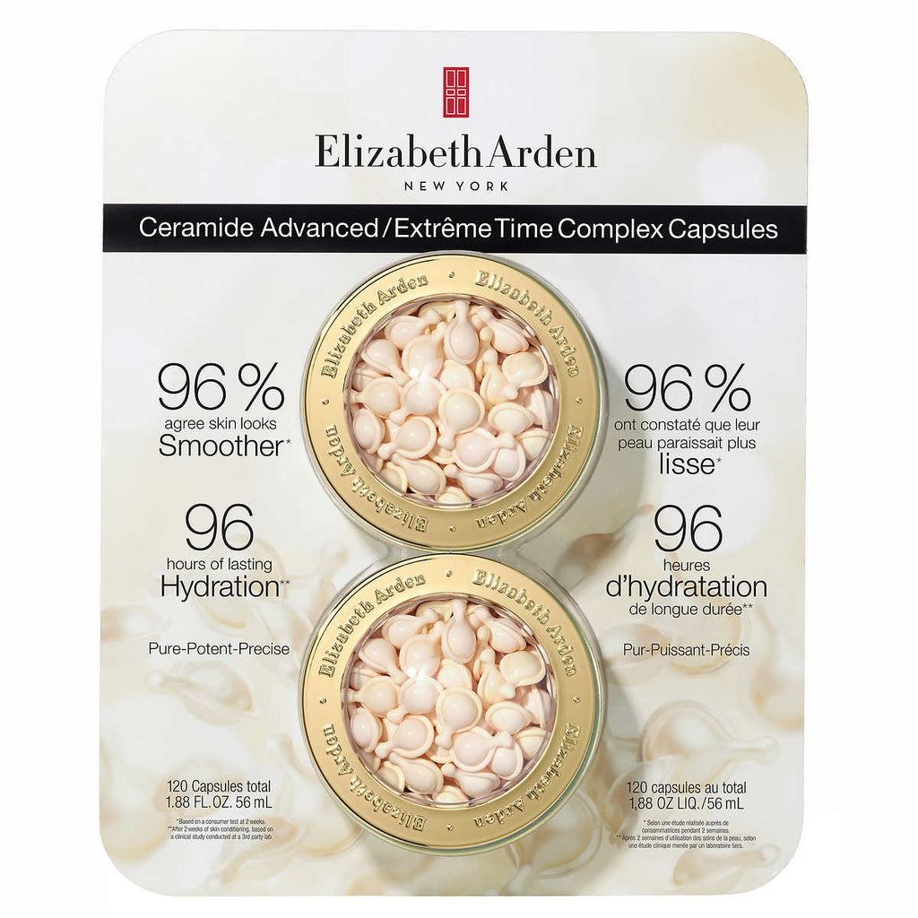 Elizabeth Arden Ceramide Advanced Time Complex Capsules, 2 x 60 capsules