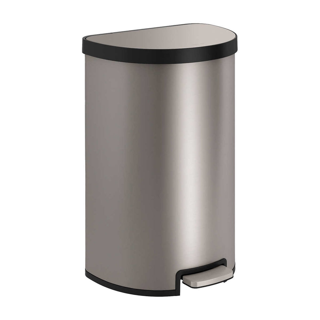 $20 OFF - Kohler Stainless Steel Semi-round 47 L Step Trash Bin, 1 unit