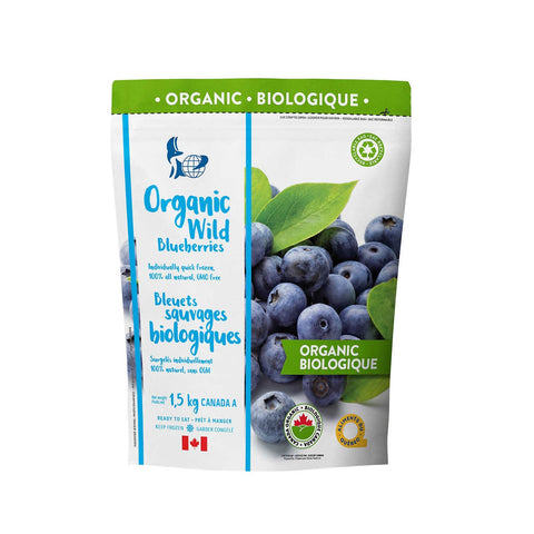 Fennec Frozen Organic Wild Blueberries, 2 kg
