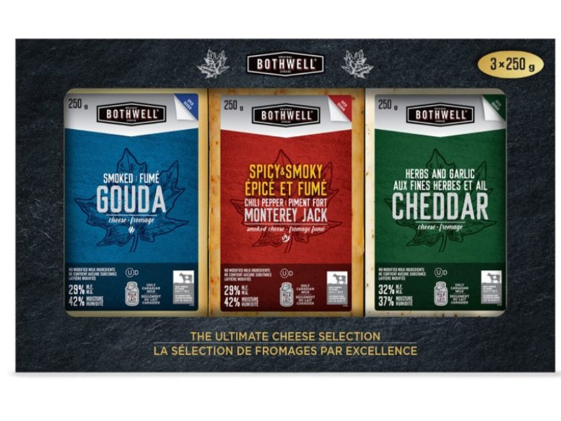 Bothwell Cheese Selection, 3 x 250 g