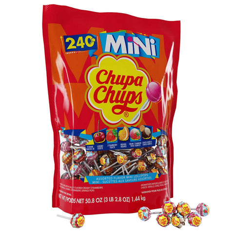 Chupa Chups Mini Lollipops, 240 units